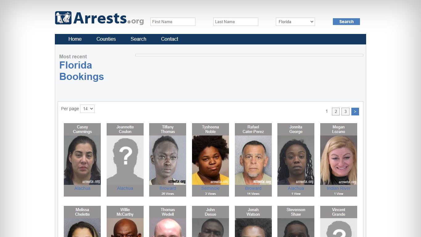 Florida Arrests and Inmate Search